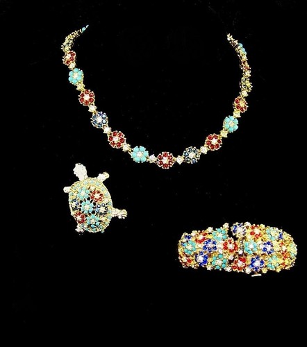 Ciner sapphire ruby turquoise - ruby,